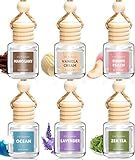 AROIC Car Air Freshener for Women, 6 Pack Air Freshener Diffuser, Mothers Day Gift for Mom, Hanging Essential Oil Air Freshener Diffuser Odor Eliminator, Cute Car Interior Decor Car Scents Accessories