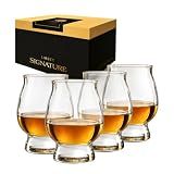 Libbey Signature Kentucky Bourbon Trail Whiskey Glasses Set of 4, Dishwasher Safe, Restaurant Quality Bourbon Tasting Glasses