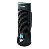 Honeywell HTF210B QuietSet Personal Table Fan, Black – Oscillating Personal Fan with Quiet Operation and 4 Levels of Power and Sound