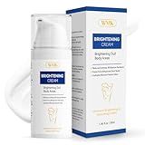 WMK Skin Brightening Cream for Intimate Areas – Vitamin C Dark Spot Remover for Underarms, Knees, Elbows & Bikini Line