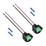 2 Pcs H8 H9 H11 880 881 Female Adapter Wiring Harness - OEM Replacement Front Headlight Fog Light Harness Compatible with Front or Fog Lights