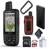 Garmin GPSMAP 67i Rugged Hiking GPS Handheld, Premium inReach Satellite Technology, 425 Hr of Battery Life, Two-Way Messaging, Interactive SOS, Mapping Bundle with Accessories