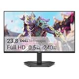 Dell 24 240Hz Gaming Monitor - SE2426HG - 23.8-inch FHD (1920x1080) 240Hz Display, in-Plane Switching (IPS) Technology, AMD FreeSync™ Premium, TÜV 3-Star, 2X HDMI, DisplayPort 1.4, Tilt