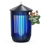 Bug Zapper Indoor Outdoor, Mosquito Zapper, Electric Fly Traps IPX4 Waterproof 20W Lamp Electric Fly Insects Traps for Patio, Garage, Backyard, Porch