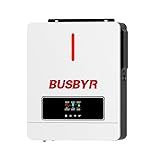 3600W Hybrid Solar Inverter 24V DC to 110V AC, Pure Sine Wave, Built-in 120A MPPT Controller, 98% Efficiency, Solar & Generator Input, Dustproof, for Home Backup RV Off-Grid