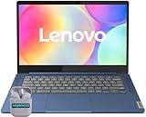 Lenovo IdeaPad Slim 3 Chromebook 14" Touchscreen Laptop, 4GB RAM 64GB eMMC, MediaTek Kompanio 520 Processor (8-Core), FHD 1920 x 1080 IPS Display, Chrome OS, SageNova Earphones, Abyss Blue