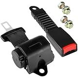 LEAPGOMAX Retractable 61" DOT Seatbelts, Universal 2 Point Adjustable Seat Belts for Golf Carts EZGO, Yamaha, Club Car, ICON, Star, Zone Golf Carts (1 Set)