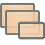 Koolstuffs Silicone Baking Mat, Nonstick and Reusable, 3 Pack