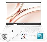 HP Latest Ultrabook Laptop with Copilot AI - 16GB RAM - Intel Core | Microsoft Office 365 Included, 192GB SSD, Webcam, Windows 11 no Mouse | Essential Laptop