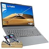 Lenovo 2026 Model 15.6" FHD IdeaPad Slim 3i Rugged Reliability Laptop, Microsoft Copilot AI, Intel 4-Core CPU, Up to 12h Battery Life, Grey, 8GB DDR5 RAM, 128GB Storage, Win11, w/Laptop Cooler