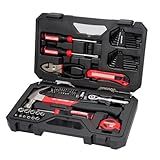 CRAFTSMAN 57 Piece Mechanics Tool Set Home Tool Set, Sockets, Ratchet, Screwdrivers, Hammer, Pliers, Hex Keys, Specialty Bits Hand Tools (CMMT99447)