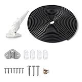 ChimimeDecor 18 Pcs Marine Boat Speedometer Kit, Up to 80mph, with 20 FT PVC Tubing Automatic Kick-up Tube, Pickup Pitot Tube Speed Pick Up Tube,Sea Portable Mini Tool Accessories