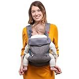 You+ME 4-in-1 Baby Carrier Newborn to Toddler, Mesh, 8-32 lbs, Gray