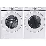 Samsung WF45T6000WPR White Front Load Laundry Package