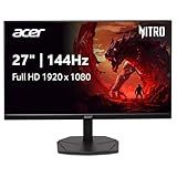 Acer Nitro 27” Gaming Monitor | Full HD 1920 x 1080 | IPS | ZeroFrame | AMD FreeSync | 144Hz Refresh Rate | 1ms (VRB) | sRGB 99% | 1 x Display Port 1.2 and 1 x HDMI 1.4 | KG271 P6bip