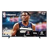 Hisense 43" Class QD6 Series (43QD6QF, 2025 Model) QLED 4K UHD Smart Fire TV, Voice Remote with Alexa, Dolby Vision, Dolby Atmos, Motion Rate 120, HDR 10+, Game Mode Plus, MEMC, VRR, ALLM
