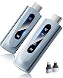 2025 Upgraded Wireless HDMI Transmitter and Receiver 328FT/100M, Plug & Play Portable 5G+2.4G Wireless HDMI Extender Kit for 4K Decode Input 1080P Output, for Audio to Monitor from Laptop/TV Box