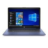 HP Stream 14" HD Laptop PC, Intel Celeron N4000, 4 GB RAM, 64 GB eMMC, Windows 10 S, Blue