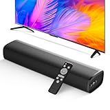 MZEIBO Sound Bar, 50W Soundbar for Smart TV Bluetooth 5.3 Speaker 17Inch with ARC/Optical/AUX Connection Surround for Home Theater Audio TV/PC/Gaming/Projectors