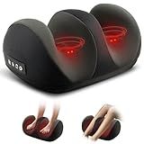 CCHYF Foot Massager with Heat, Shiatsu Kneading Foot and Calf Electric Massager Machine with Roller, Massage Feet/Arm/Calf/Ankle for Relax, Plantar Fasciitis, Pain Relief, Gifts for Women & Men, Black