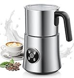 Milk Frother and Steamer, Detachable Electric Milk Frother, 30.44Oz./900ML Capacity, Automatic Warm and Cold Foam Maker, Hot Chocolate Maker