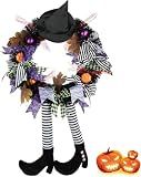 SHAVINGFUN Halloween Wreath-Halloween Wreaths for Front Door