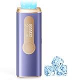IPL Laser Hair Removal Device for Women & Men - Safe At-Home 45°F Ice-Cooling Contact for Painless & Long-Lasting Results, 86% Less Hair In 3 Weeks for Full Body & Face, Purple