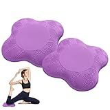 Yflingjie 2 packs Yoga Knee Pad Mats Extra Thick for Knees Elbows Wrist Hands Head Foam Pilates Kneeling pad Yoga Knee Cushion Thick Exercise Pads for Knees Elbows Wrist Hands Head Foam Pilates (Purple)