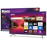 Roku Smart TV – 55-Inch Plus Series, Mini-LED TV – RokuTV with Enhanced Voice Remote – Flat Screen 4K QLED Television with Dolby Vision & Wi-Fi for Streaming Live Local News, Sports