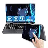 BINHENGLON 11-inch Touchscreen 2-in-1 Convertible Laptop,Celeron N100(Up to 3.4GHz),Win 11,16GB DDR4,1920 * 1200 IPS,Backlit Keyboard,Side Button Power on,Oval Touchpad(Gray, 16GB+512GB SSD).