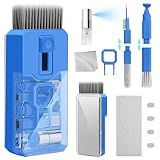 Ordilend Keyboard Cleaning Kit Laptop Cleaner, All-in-One Computer Camera Cleaning Kits Brush Tool, Multi-Function PC Electronic Cleaner for iPad iPhone Pro Earbuds Camera Monitor with Patent, SkyBlue