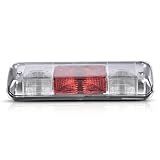 PIT66 3rd Brake Light Compatible with 2004-2008 Ford F150 High Mount Center Rear Roof Third Cargo Light Parking Light Halogen Clear/Red Lens Tercera luz de freno