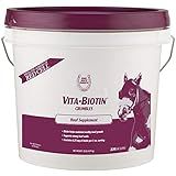 Farnam Horse Health Vita Biotin Crumbles horse hoof Supplement, Helps maintain healthy, sound hooves and strong hoof walls, 20 lbs., 320 day supply