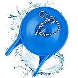 iFealClear 3-Inch Toilet Flappers Compatible with Gerber 99-788, Rubber Toilet Flapper Replacement with Stainless Steel Chain for 3" Toilet Tank, Water Conserve High Performance, Easy to Install, Blue