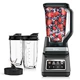 Ninja BN751 Professional Plus DUO Blender, 1400 Peak Watts, 3 Auto-IQ Programs for Smoothies, Frozen Drinks & Nutrient Extractions, 72-oz. Total Crushing Pitcher & (2) 24 oz. To-Go Cups, Black