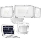 LEPOWER Solar LED Security Lights, PIR Motion Sensor Outdoor, 1600LM, Yard