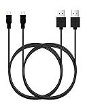 MYFON Micro USB Cable, 2 Pack [6FT, 6FT], Fast Charging Cable, High Speed Data Transfer Cable, Android Phone Cable for Samsung Galaxy S7 Edge S6 S5 and More, Trustable