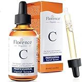 Vitamin C Serum For Face – Anti-Aging Facial Serum with Vitamin C, Hyaluronic Acid, Niacinamide, B5 & Vit E. Brightening Facial Essence for Dark Spots, Fine Lines, Wrinkles & Glowing Skin, 2 Fl Oz