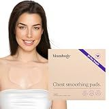 BLUMBODY Chest Wrinkle Patches, Reusable Silicone Pads for Side Sleep Lines