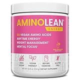 RSP NUTRITION AminoLean Pre Workout Powder, Amino Energy & Weight Management with Vegan BCAA Amino Acids, Natural Caffeine, Preworkout Boost for Men & Women, 30 Serv, Pink Lemonade…