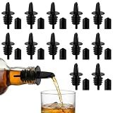 12PCS Precise Liquor Pour Spout, Multi-Purpose Bottle Pourer for Alcohol