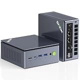 GMKtec Gaming PC Mini Computer, M7 Ultra Ryzen 7 PRO 6850U 32GB DDR5 RAM + 512GB Hard Drive PCle SSD Oculink Dual NIC LAN 2.5G Desktop, Dual USB4, HDMI 2.1, USB-C