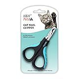 Cat Nail Clipper by H&H Pets - Professional Sharp Stainless Steel Claw Clipper Trimmer with Sturdy Non Slip Handles - for Small Animal & Cats Nail Cutter