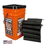 Quick Dam Grab & Go Flood Kit includes 5- 10ft Flood Barriers in Bucket