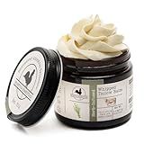 Hearth and Homestead: Handmade Whipped Tallow Balm (Unscented/Herb-Infused) - Organic Body Butter with Infused Olive Oil, for Eczema, Rosacea, Baby - 1.3 oz