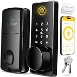LOCKSTAR® Smart Door Lock • Keyless Entry Deadbolt Door Lock • Multiple Entry Methods – APP • Fingerprint Touch ID • Keypad Code • Card FOB • Traditional Key • Smart Home Devices
