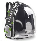 BEIKOTT Cat Backpack Carrier, Pet Backpack, Breathable Cat Dog Space Capsule Backpack, Airline-Approved for Small Cats Dogs Birds Bunny Travel Hiking