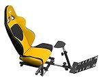 OpenWheeler Advanced Racing Simulator Seat Driving Simulator Gaming Chair with Gear Shift Mount