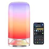 Govee RGBIC Smart Table Lamp 2, Touch Bedside Small Table Lamp Work with Matter, Alexa, LED Desk Lamp with 64 Scene Modes, Color Changing Lamp for Bedroom Living Room Dimmable Night Light(Corded)