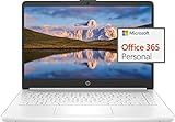 HP 14" Ultral Light Laptop for Students and Business, Intel Quad-Core, 8GB RAM, 192GB Storage(64GB eMMC+128GB Ghost Manta SD Card), 1 Year Office 365, USB C, Win 11 S